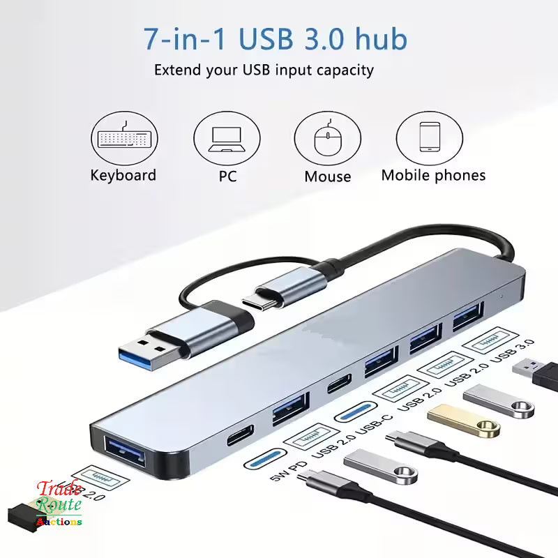 TYPE-C &amp; USB 7-EN-1